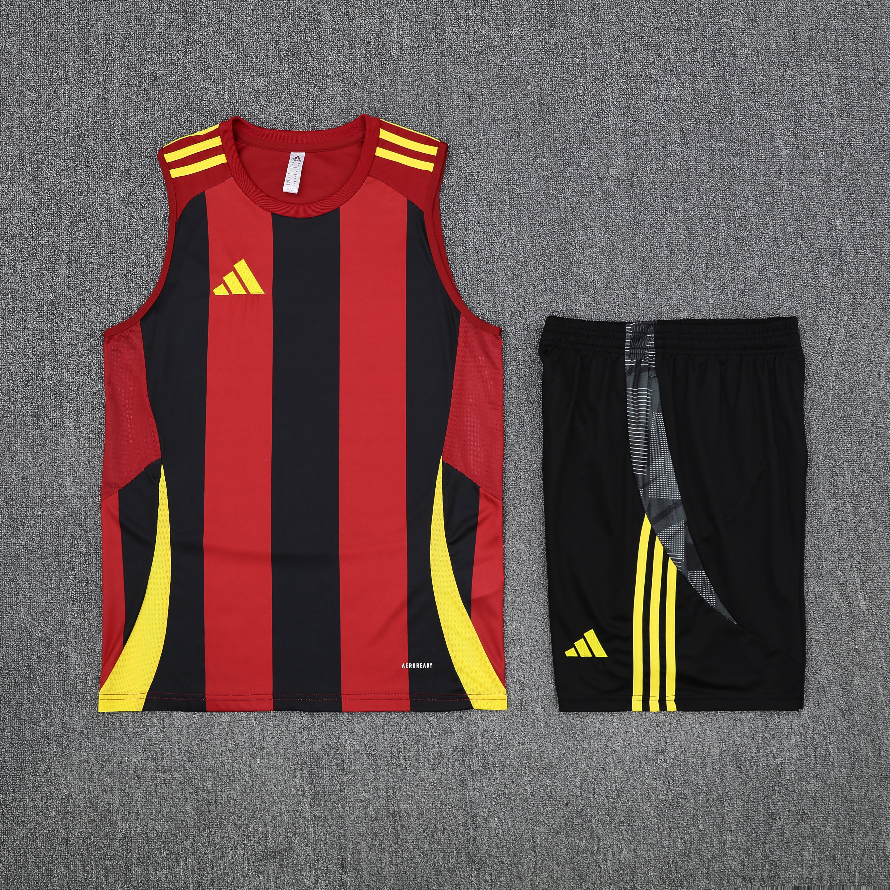 Adidas Football Sleeveless Short Set