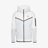 Nike White Pink & Black Tech Fleece