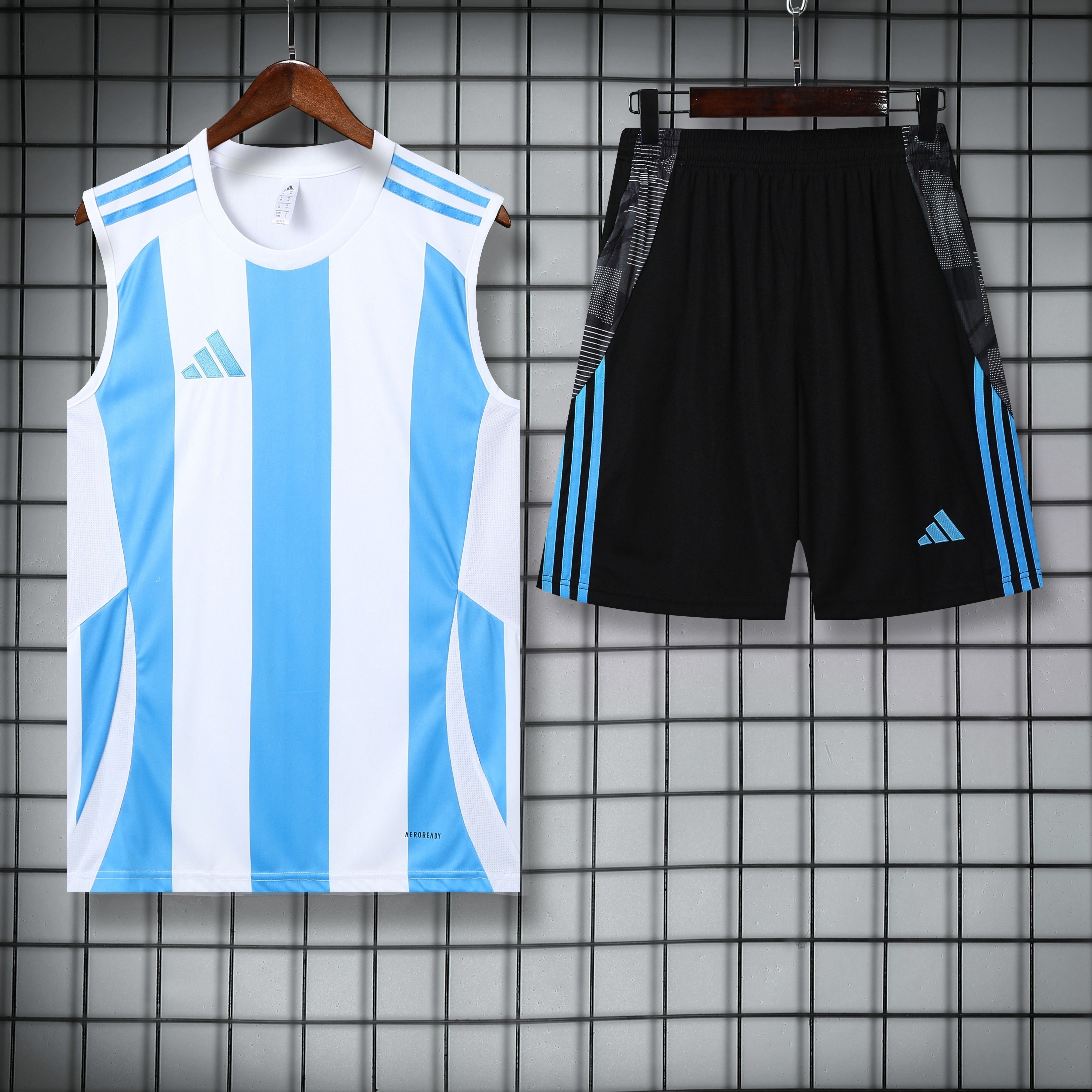 Adidas Football Sleeveless Short Set