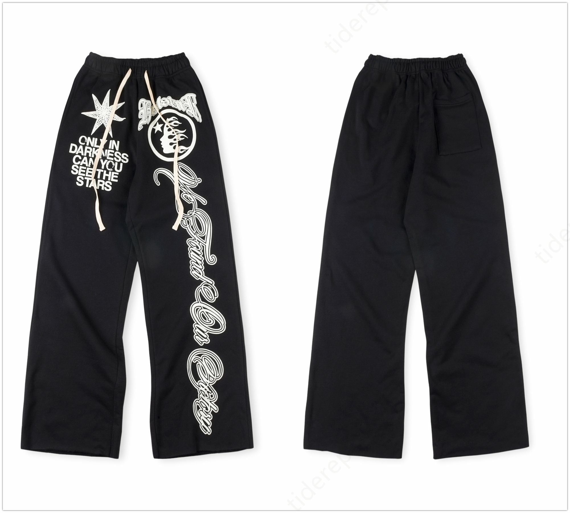 Hellstar “ONLY IN DARKNESS YOU CAN SEE THE STAR” Joggers -Black