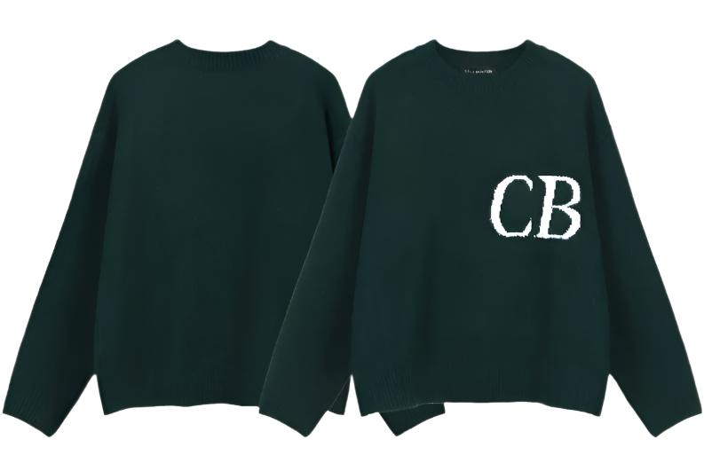 Cole Buxton Sweater- Dark Green