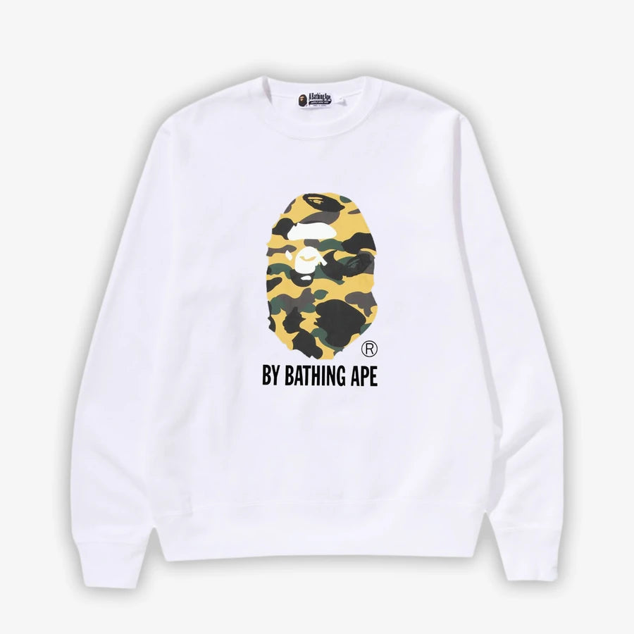 1st Camo Bathing Ape Sweater- White