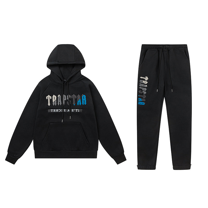 Decoded 2.0 Hooded Black Blue Tracksuit