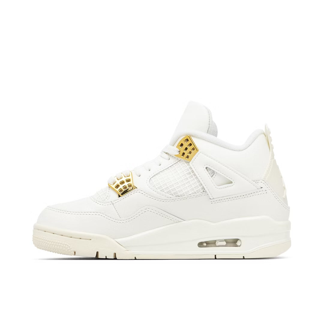 Air Jordan 4 Retro Sail “Metallic Gold”