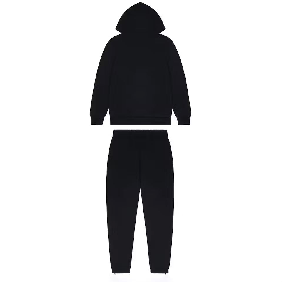 Trapstar Chenille Decoded Hoodie Tracksuit- Black/Red