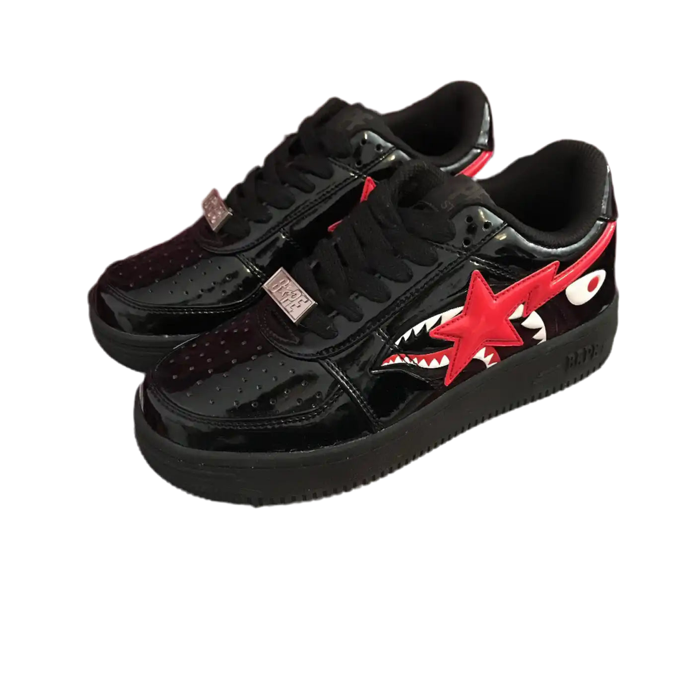 Bapesta Low Black Shark Face