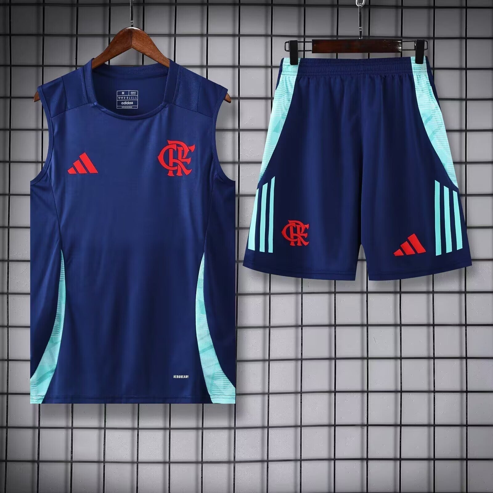 Adidas Football Sleeveless Short Set