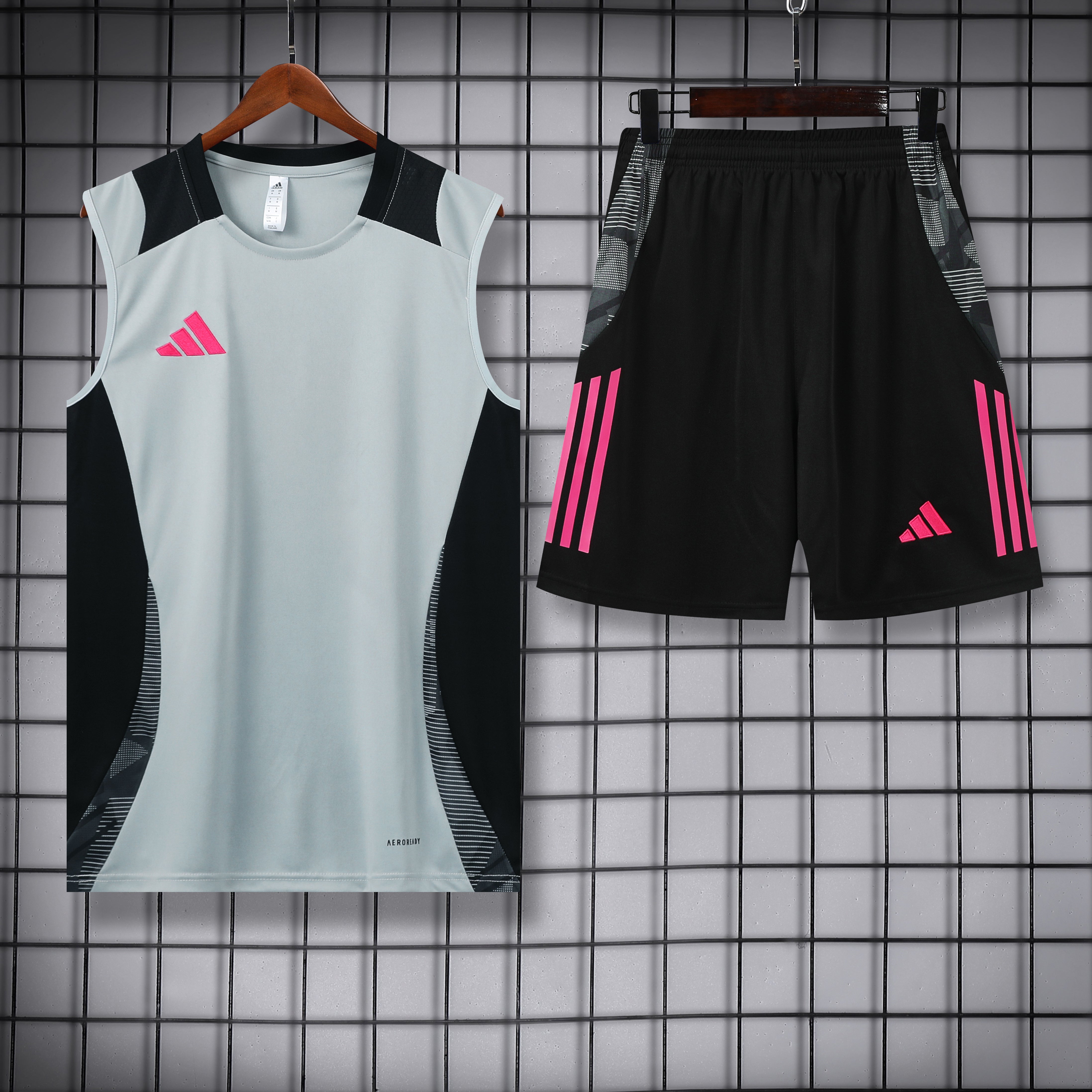 Adidas Football Sleeveless Short Set