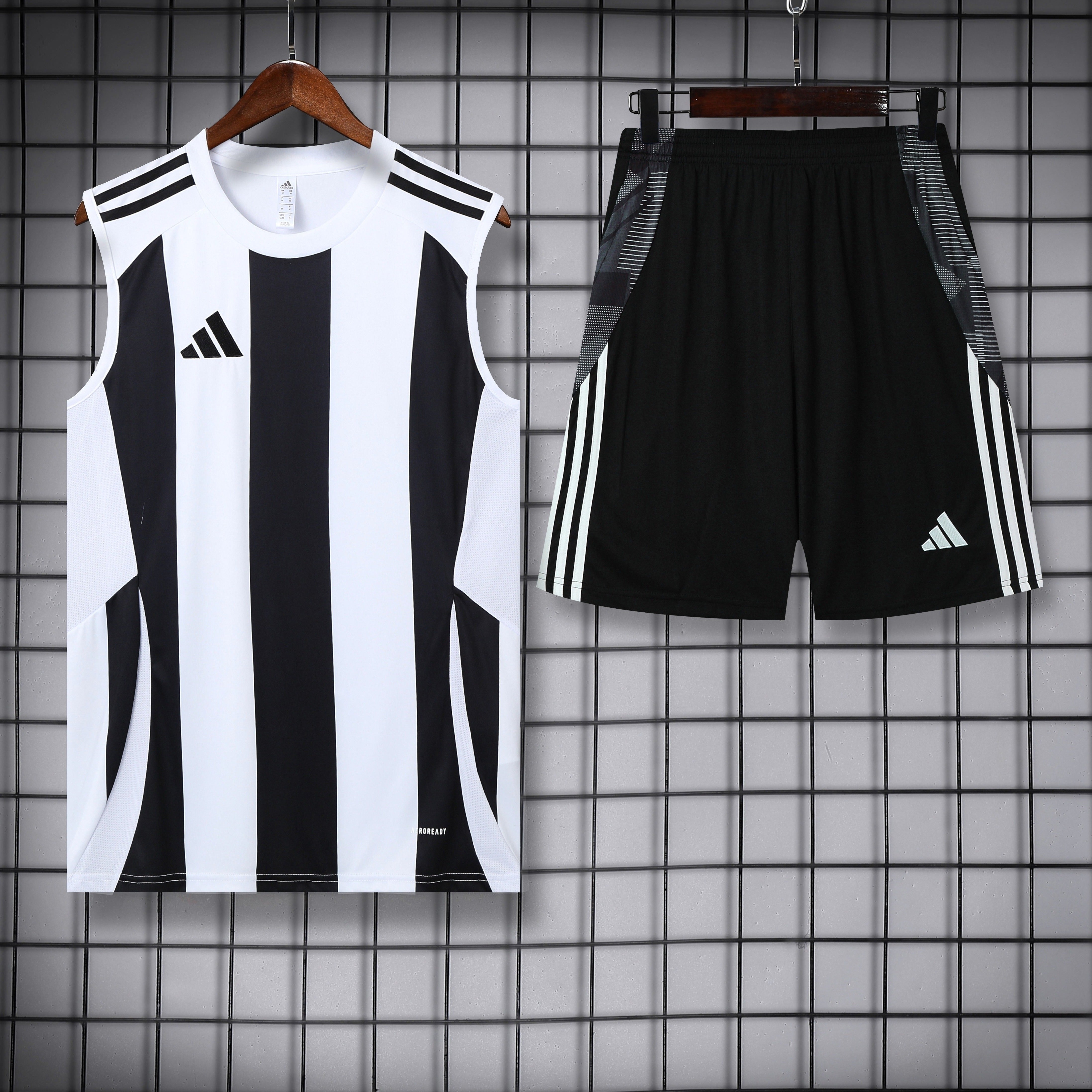 Adidas Football Sleeveless Short Set