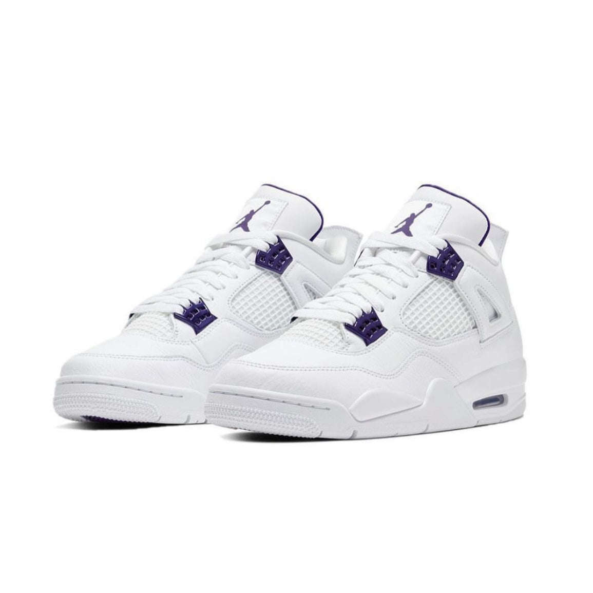 Metallic Purple Air Jordan 4s