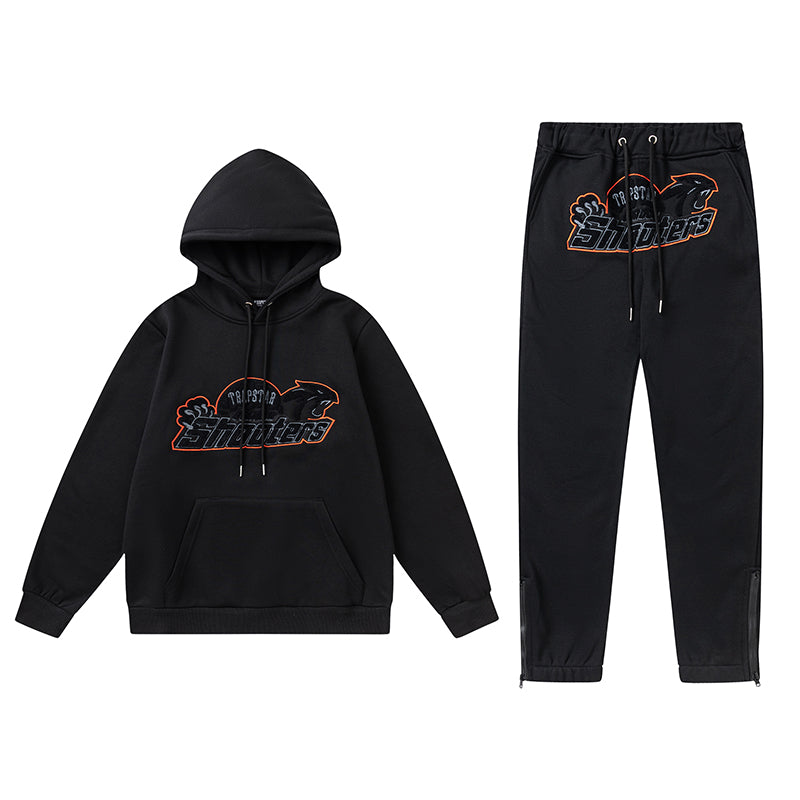 Shooters 2.0 Hooded Black Tracksuit