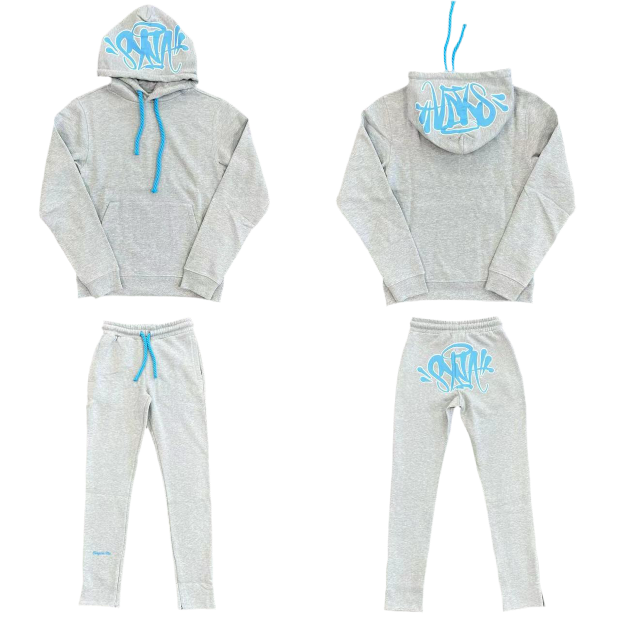 Synaworld “Syna Logo” Tracksuit - Grey / Blue