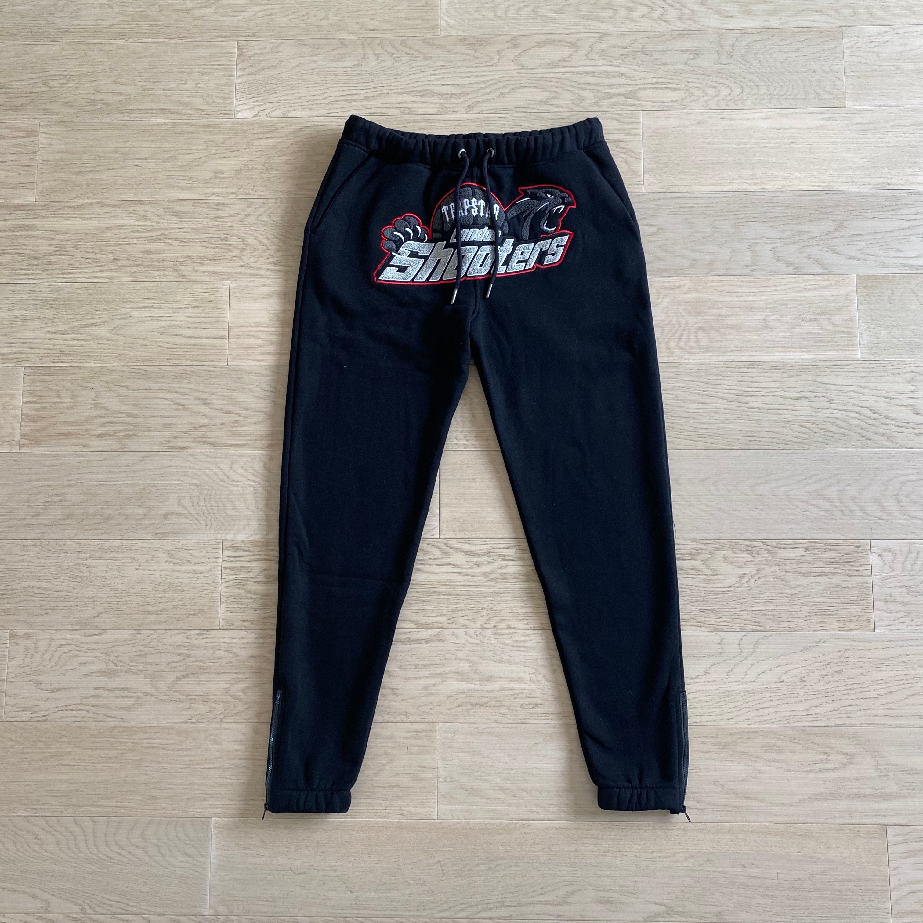 Trapstar London Shooters Black Red Edge Tracksuit