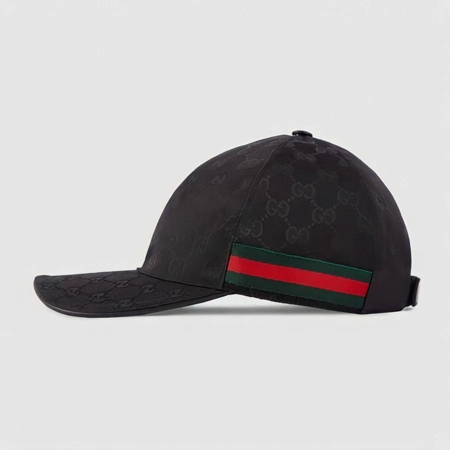 Baseball Black Striped Hat