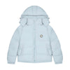 Trapstar Irongate Detachable Hood Puffer Coat Jacket Ice Blue