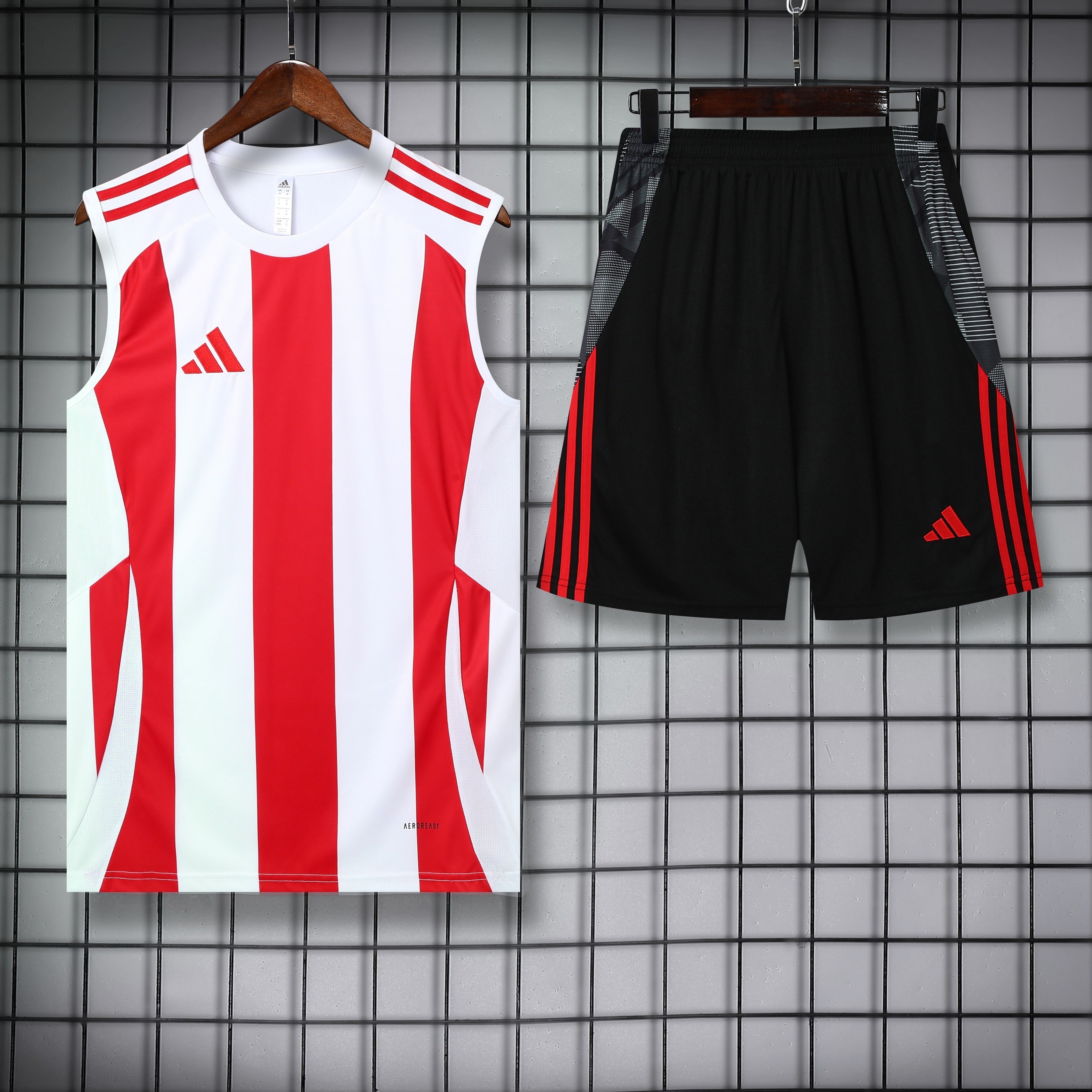 Adidas Football Sleeveless Short Set
