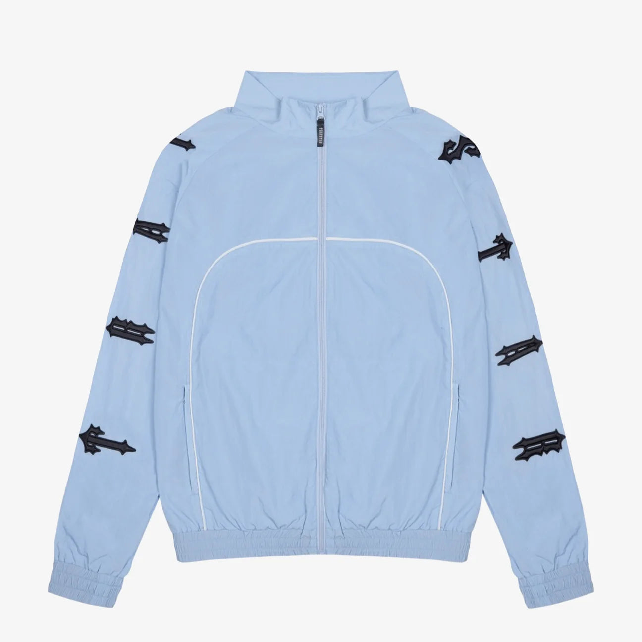 Trapstar Irongate CASHMERE BLUE BLACK Shellsuit 2.0 Jacket