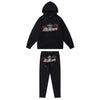 Trapstar London Shooters Black Red Edge Tracksuit