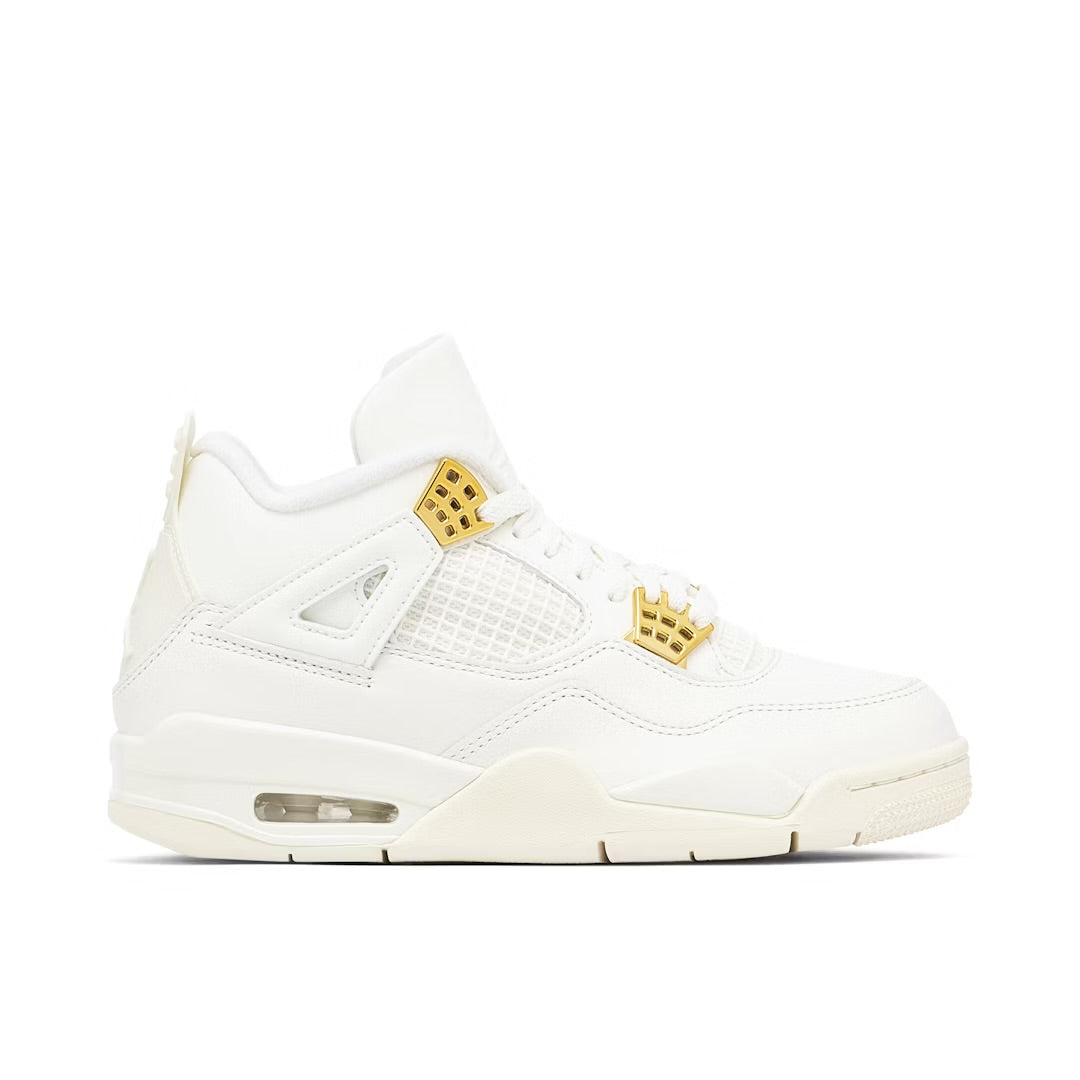 Air Jordan 4 Retro Sail “Metallic Gold”