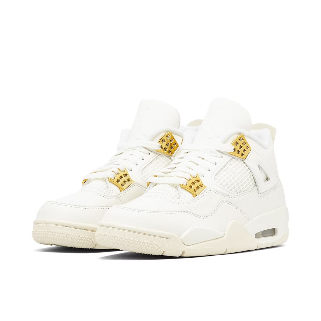 Air Jordan 4 Retro Sail “Metallic Gold”