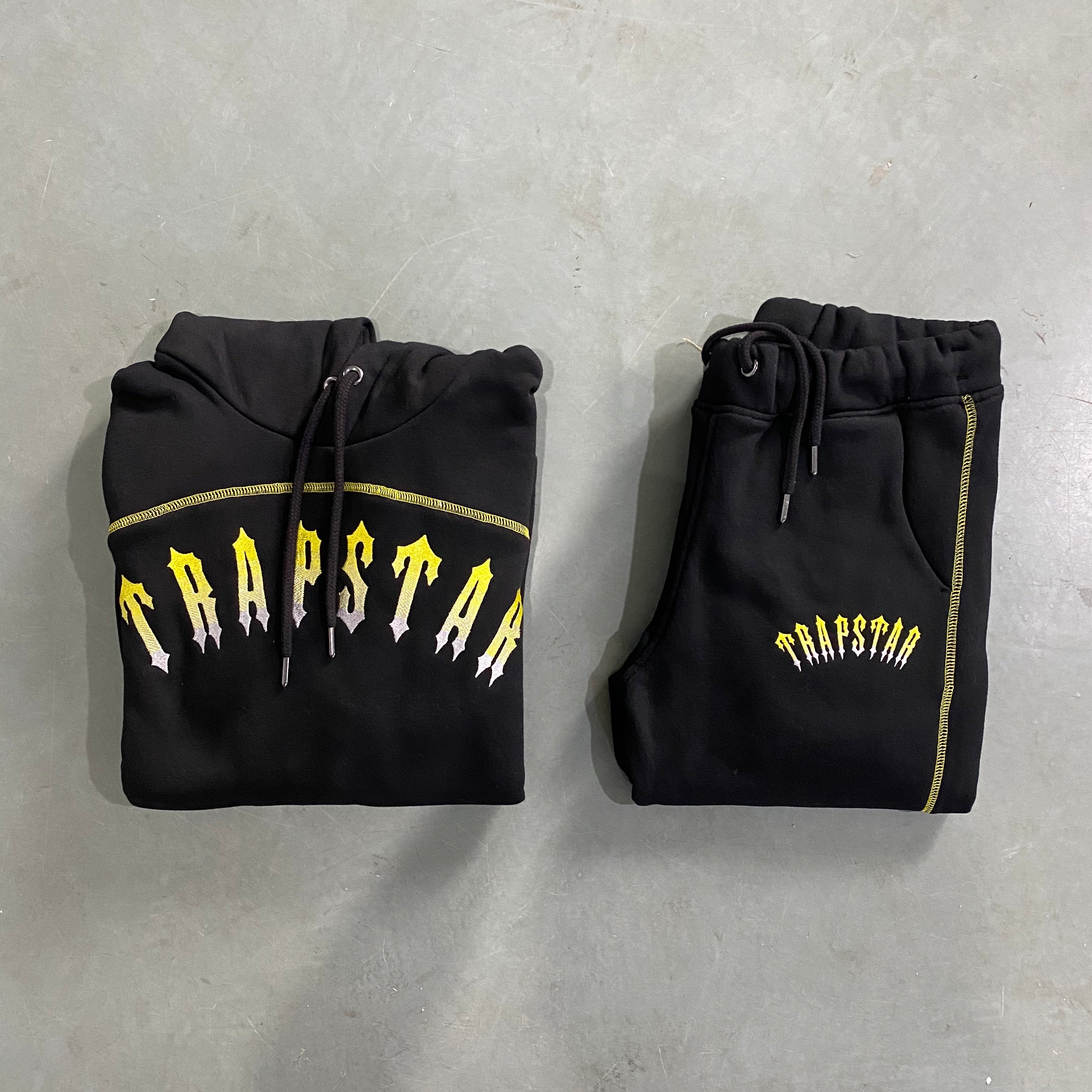 Trapstar x Central Cee Tracksuit Black Yellow – REESDXB