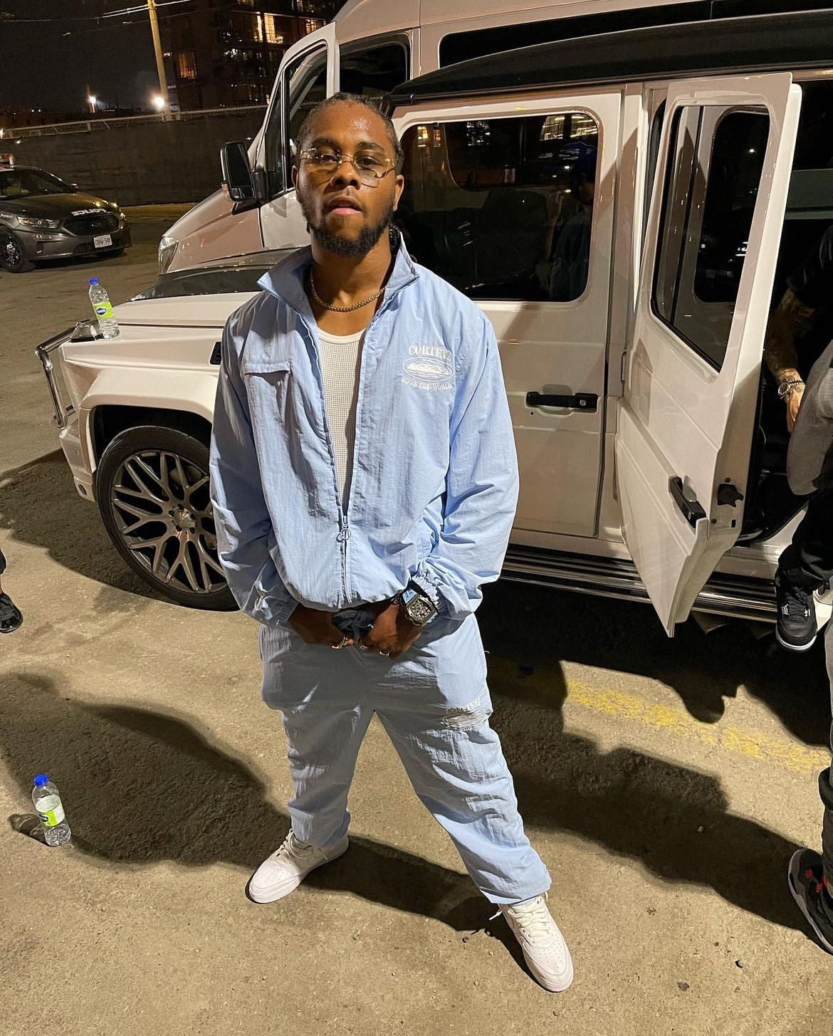 Corteiz Baby Blue Shukushuku Tracksuit