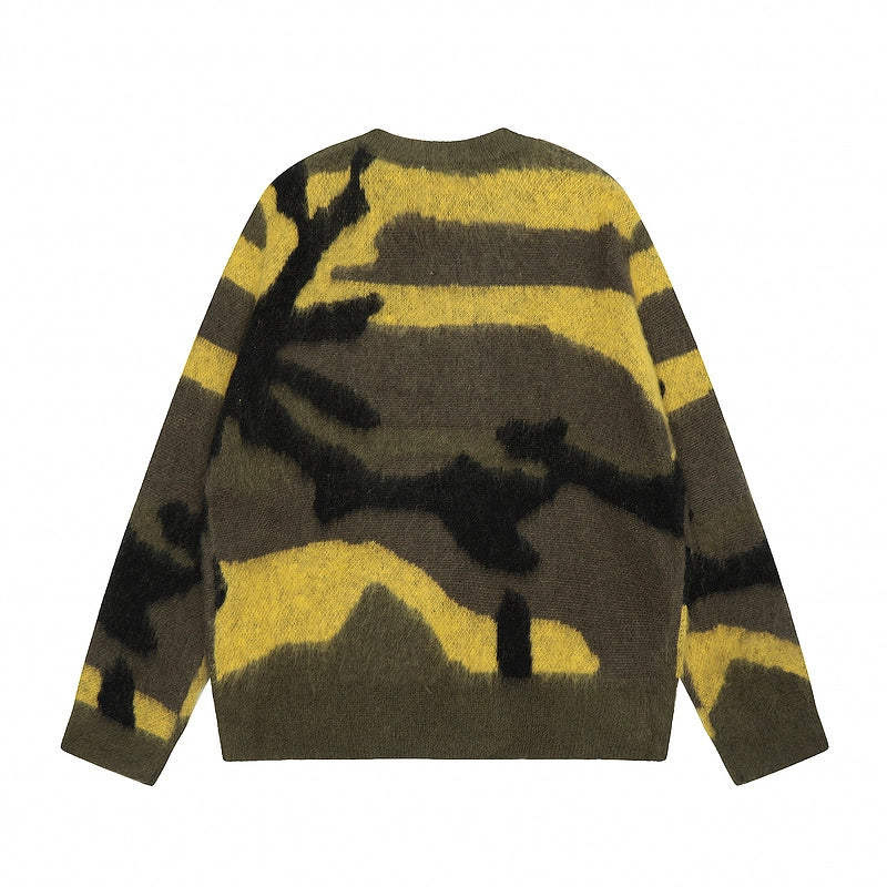 Corteiz Mohair Camo Knit