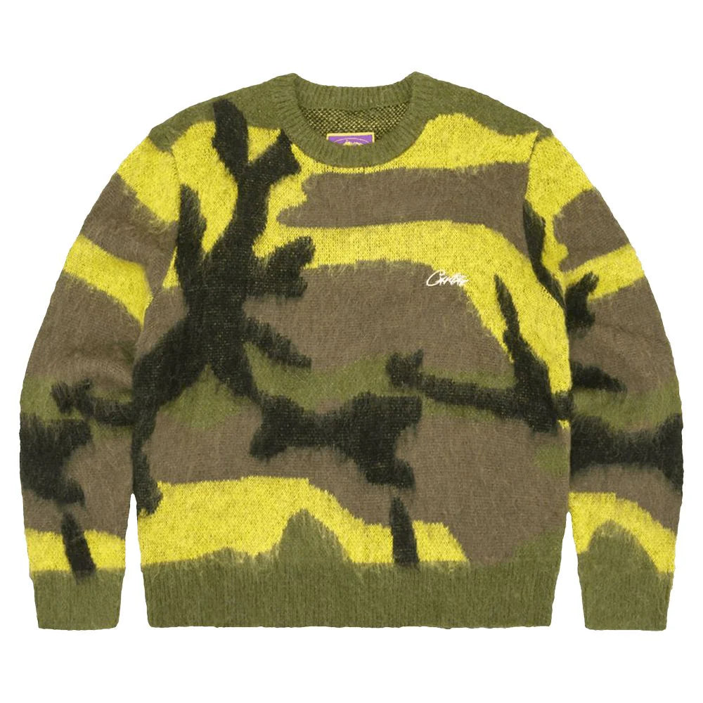 Corteiz Mohair Camo Knit