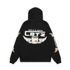 Corteiz Gasolina Double Zip Hoodie - Black