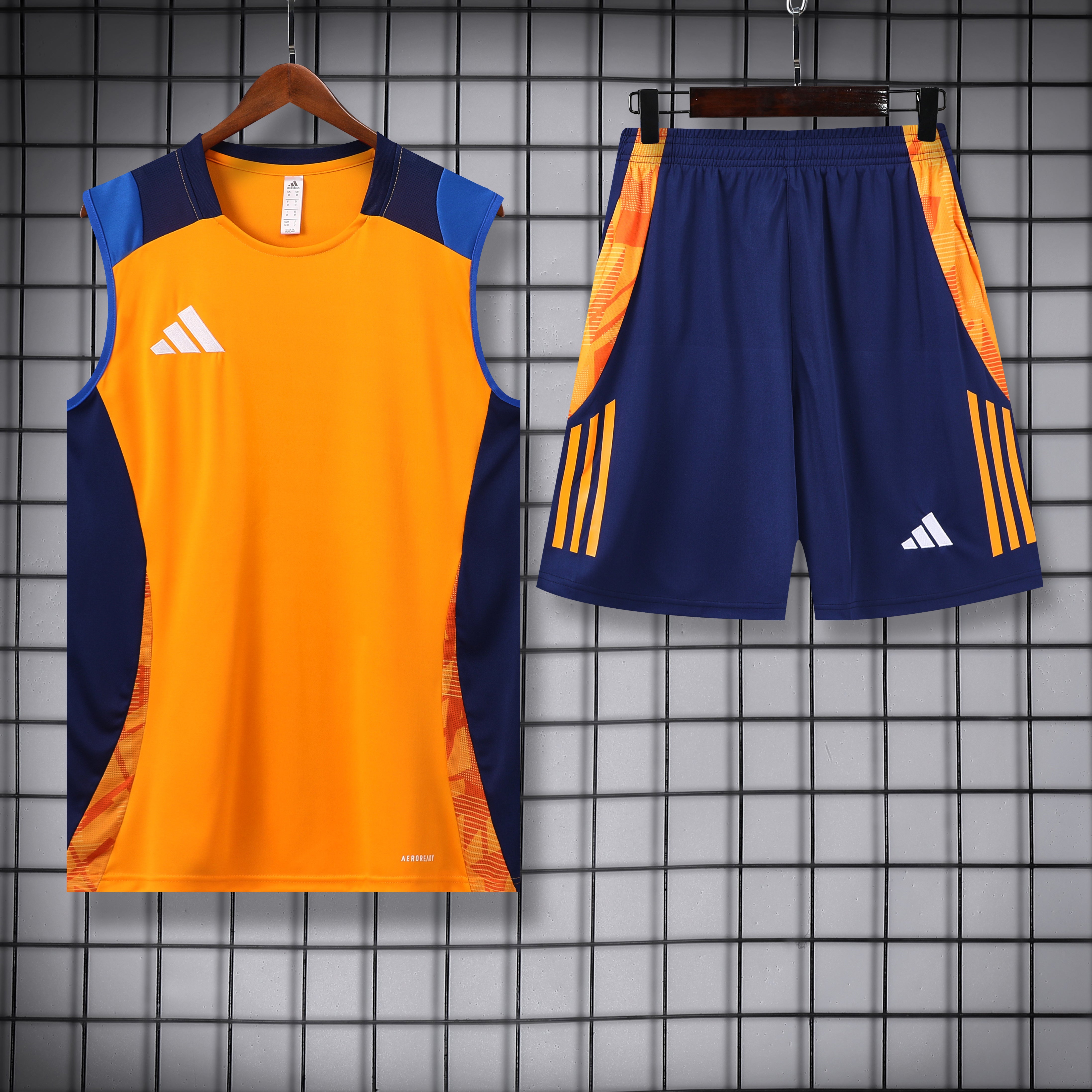 Adidas Football Sleeveless Short Set